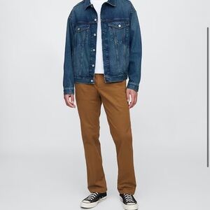 NWT Gap Modern Straight Chino Brown 36 x 32